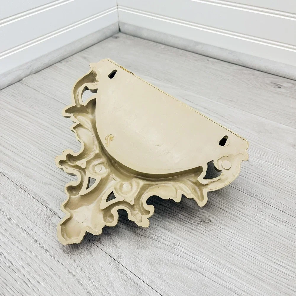 Ornate Gold Wall Shelf: Mid-Century Modern Burwood Plant Decor